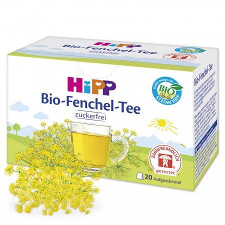 Produktbild von Hipp "Bio-Fenchel-Tee" (zuckerfrei)