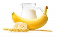 Ingredients Banana semolina milk